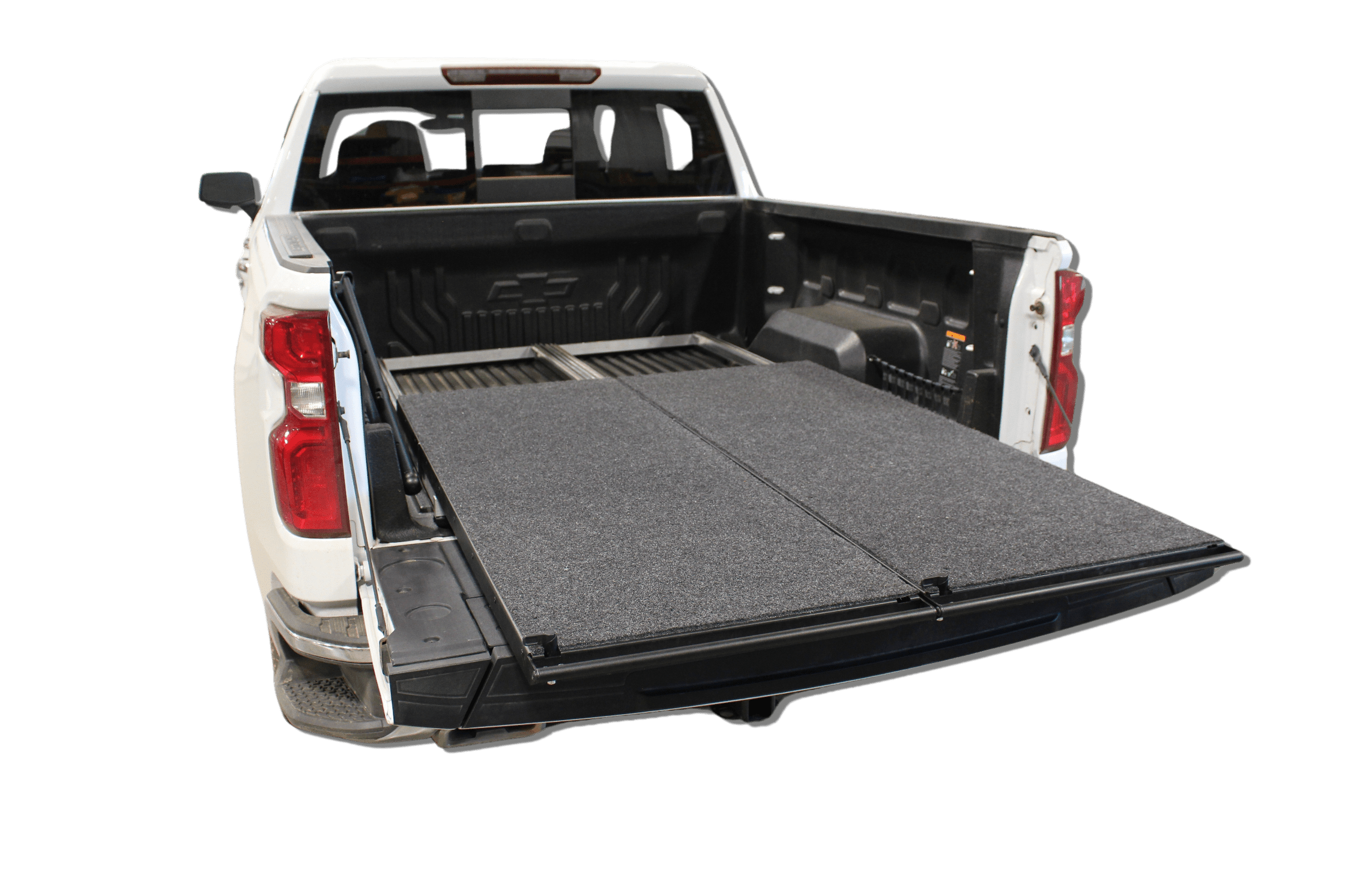 Compact Truck Bed Organizer, 1/4 Ton Truck Bed Storage Solution - AnyGlide