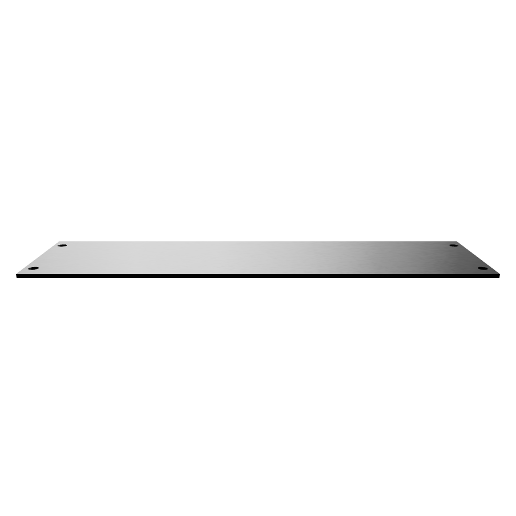1 PIECE FILLER PLATE 4”W X 8.62”L X .0747”H