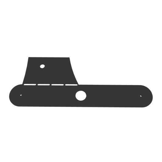 1/4" Glass Light Bracket