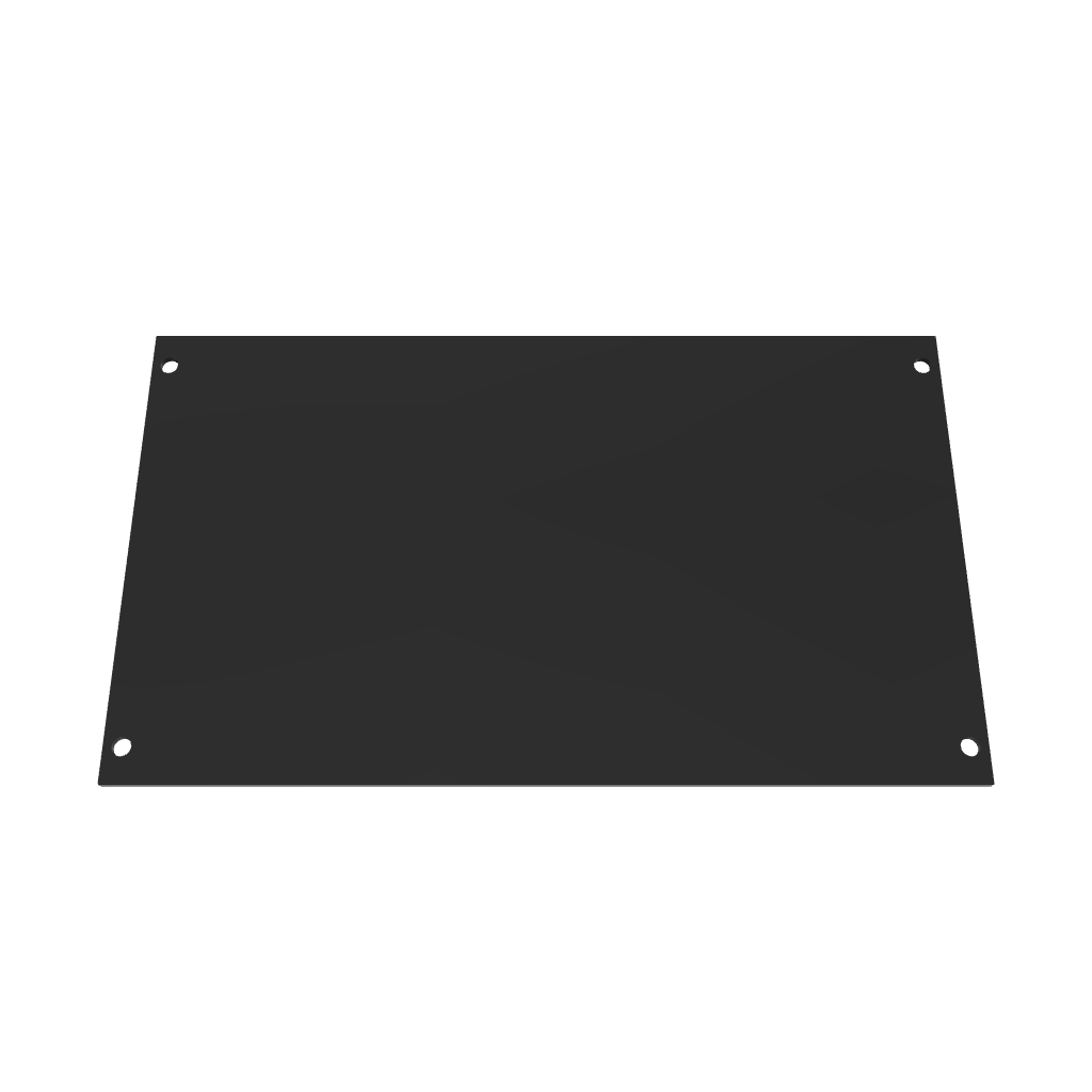 1 PIECE FILLER PLATE 5.0”W X 8.62”L X .0747”H