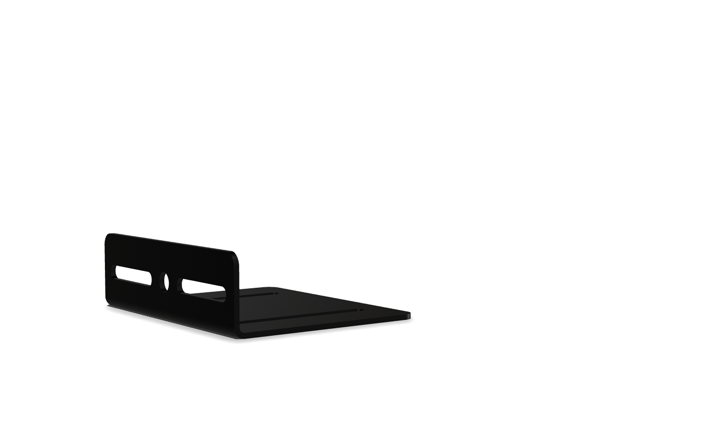4” HIGH x 5” WIDE INDIVIDUAL UNIVERSAL L SHAPED MOUNTING BRACKET - AnyGlide