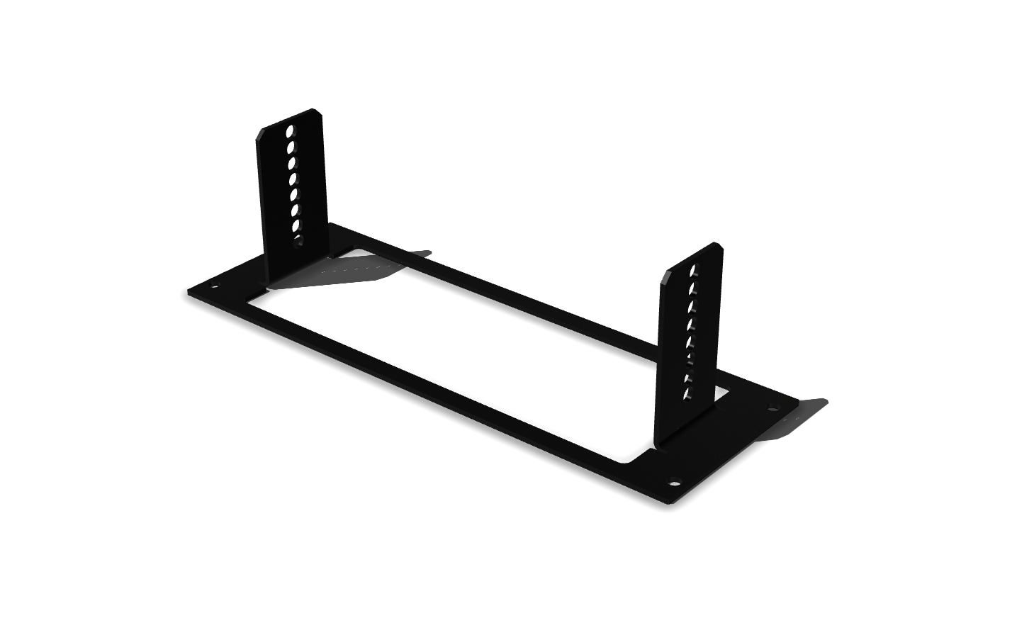 1 PIECE MOUNTING BRACKET, 8 BRACKET HOLES, 3”W X 8.375”L X 2.5”H - AnyGlide