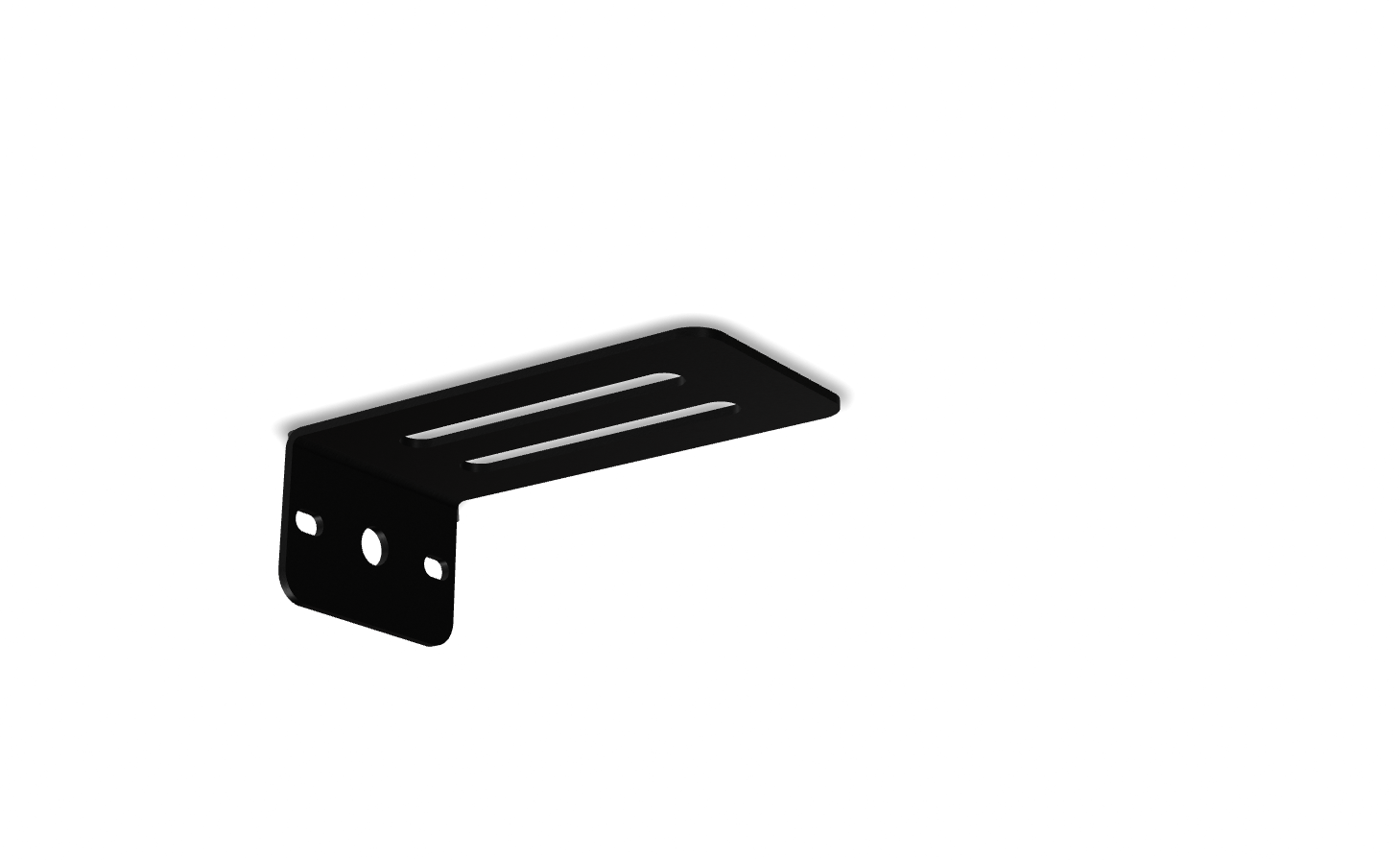 MIC CLIP BRACKET WITH CENTER HOLE, 2