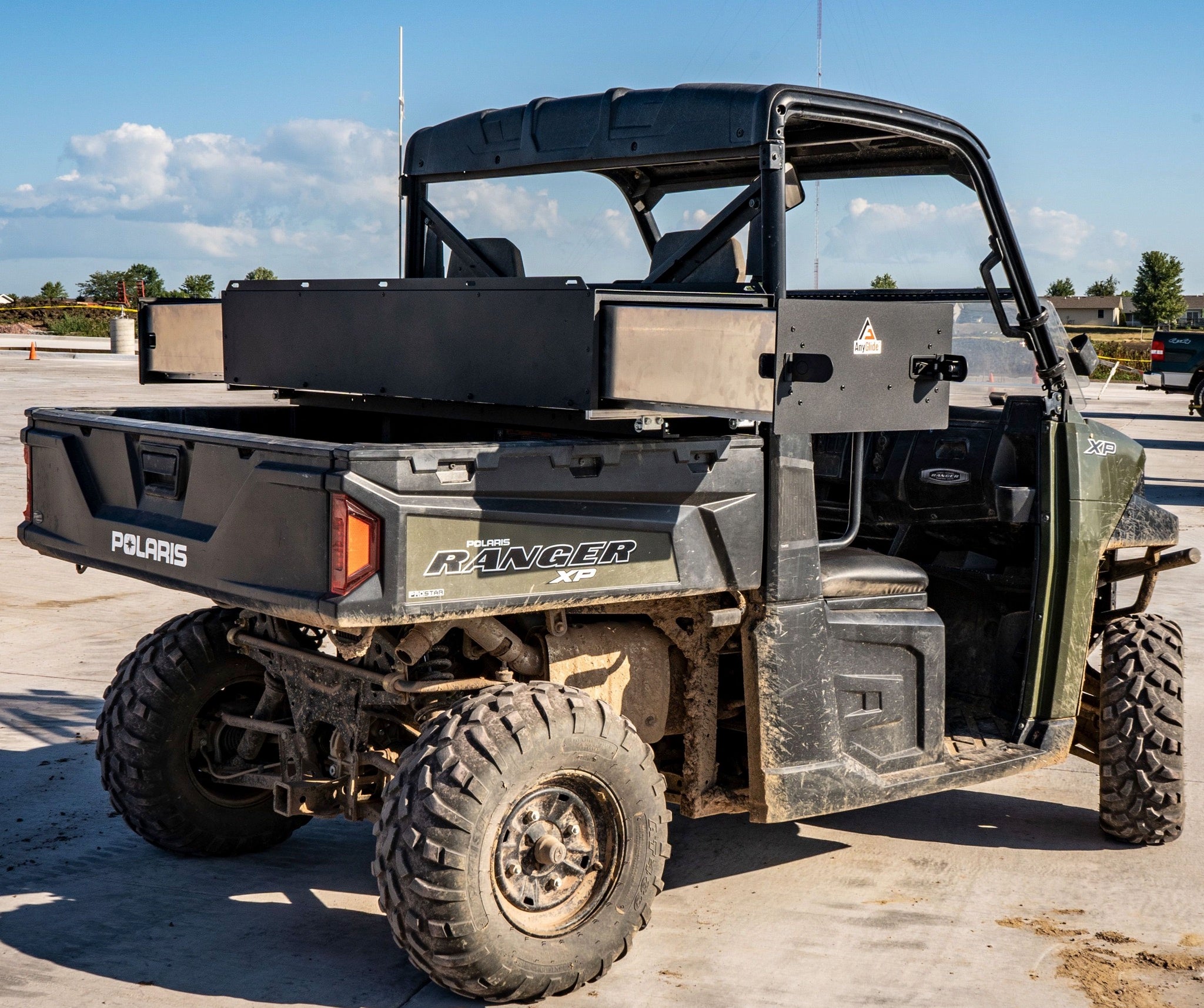 Polaris Ranger Elite Double Drawer Beach Patrol Storage System - AnyGlide