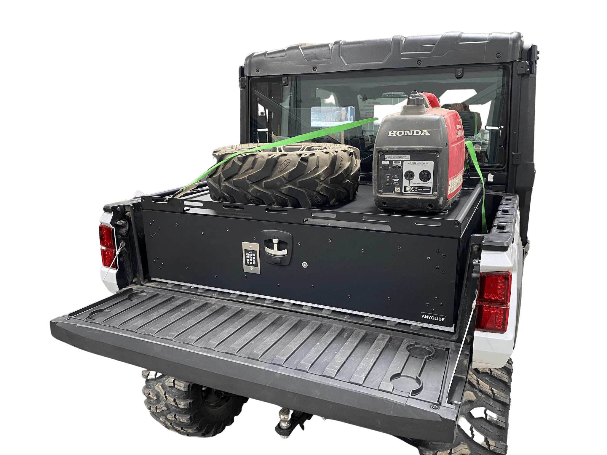 Polaris Ranger SxS UTV Full Bed Storage - AnyGlide